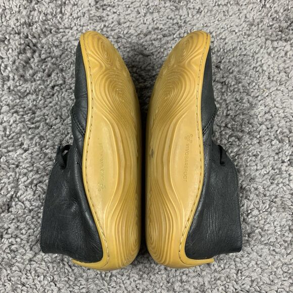 Kids VivoBarefoot Addis Black Leather Gum Shoes Sneakers EU 31 K US 13 - Picture 4 of 9